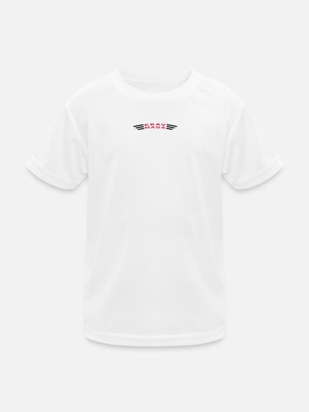 KRAVMAGA courbée - T-shirt sport Enfant - blanc - Devant