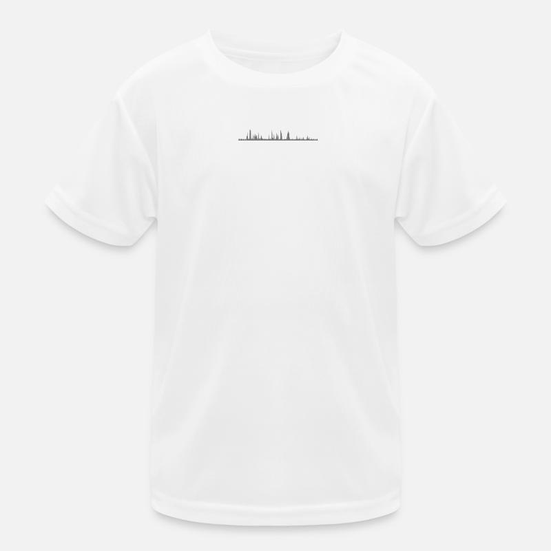 Audio Waveform Kids Functional T-Shirt