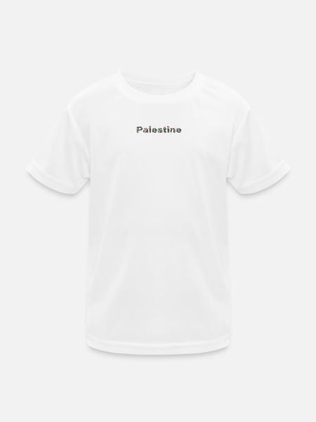 Palestine Colourful - Kids Functional T-Shirt - white
