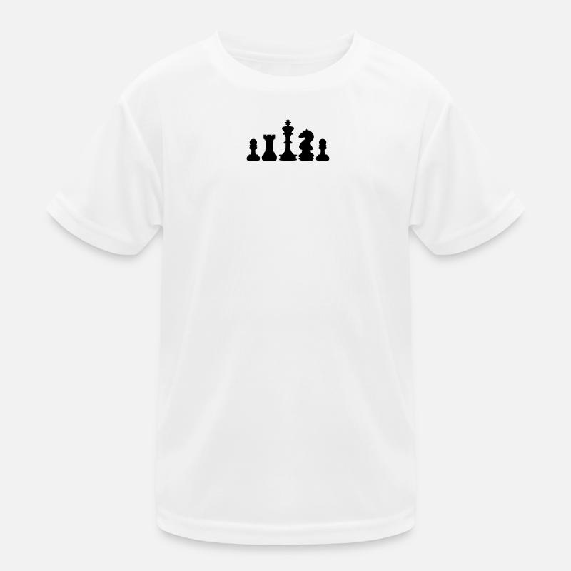Schach Kinder Funktions-T-Shirt