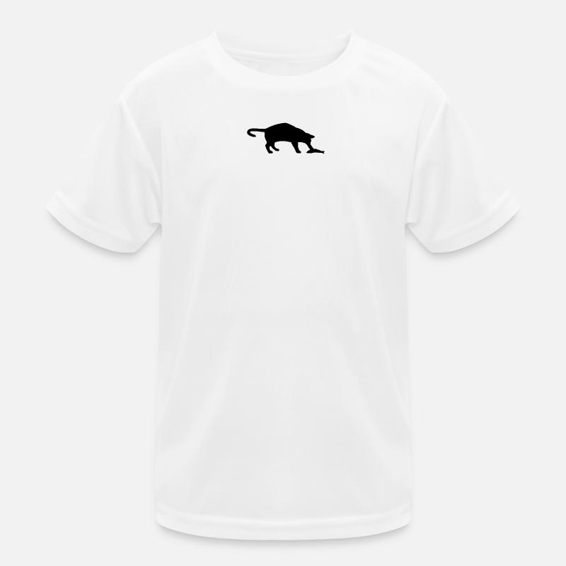 Chat et poisson T-shirt sport Enfant