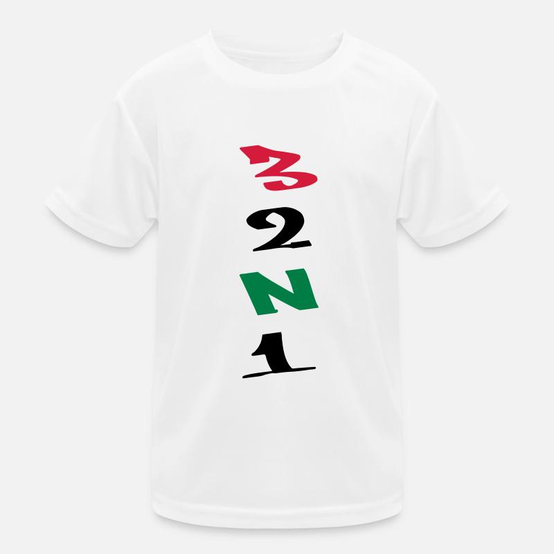 3 Gänge Gears Graffiti Kinder Funktions-T-Shirt
