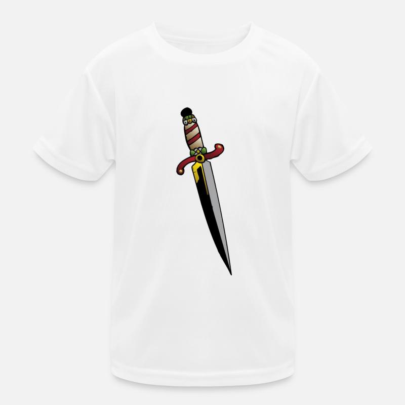 Dolch Messer Dolch Kinder Funktions-T-Shirt