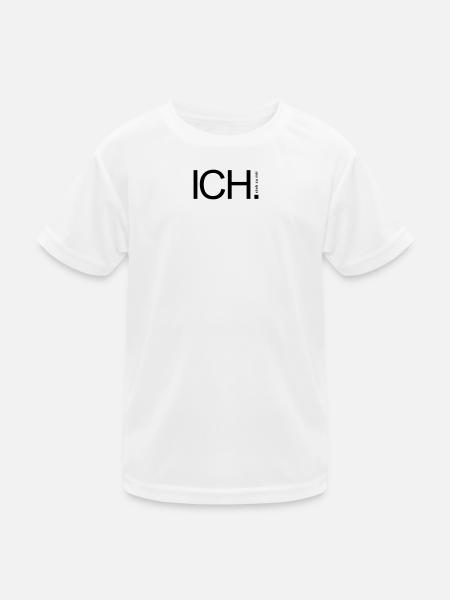 ICH steh zu mir. - Kinder Funktions-T-Shirt - Weiß - Vorne