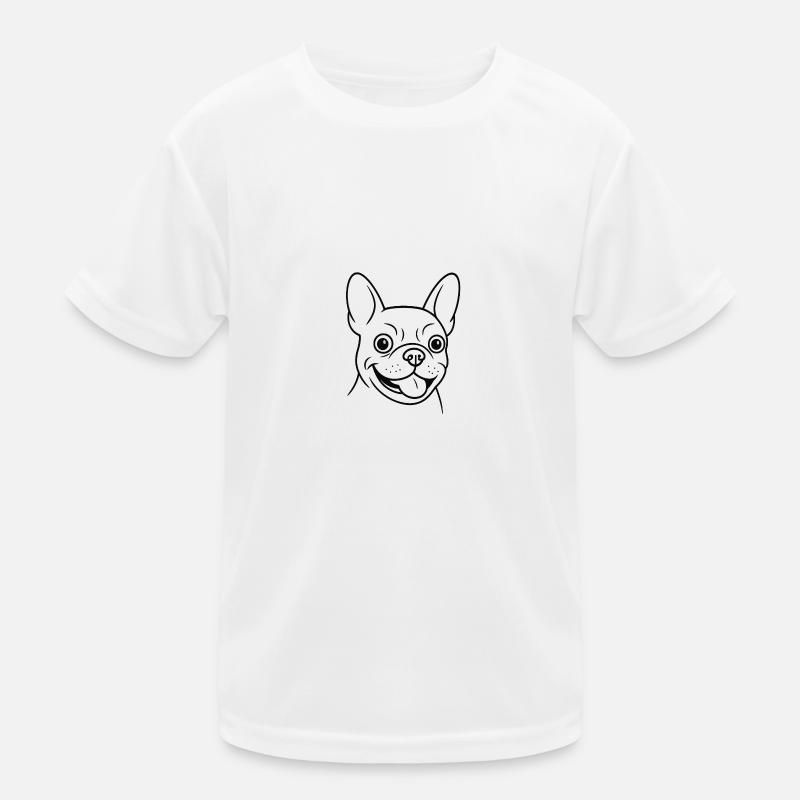 TinyPaws Black & White Edition Bulldogge Style b Kinder Funktions-T-Shirt