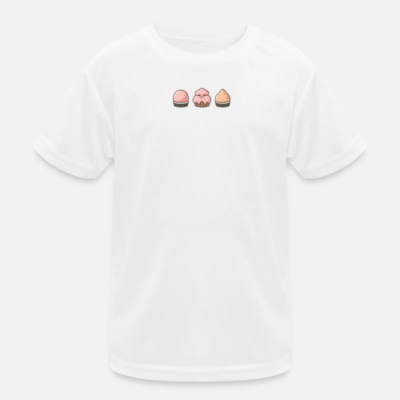 Cupcaake – Kawaii Cupcake Design for Candy-L Kids Functional T-Shirt