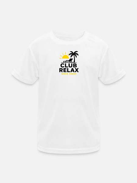 Sunrise with Motivation Message - Kids Functional T-Shirt - white - Front