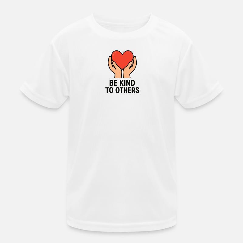 Hands Holding Heart of Kindness Kids Functional T-Shirt