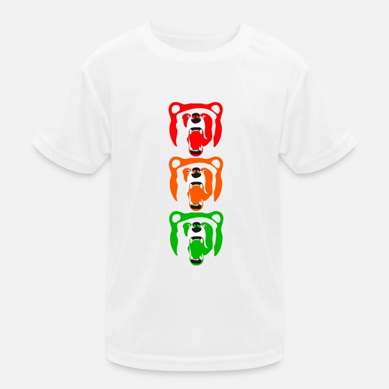 Berlin bear design art cadeau coloré feu de circulation T-shirt sport Enfant