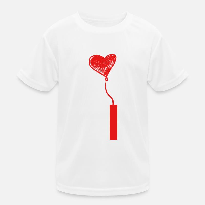 Brief an das Herz Kinder Funktions-T-Shirt