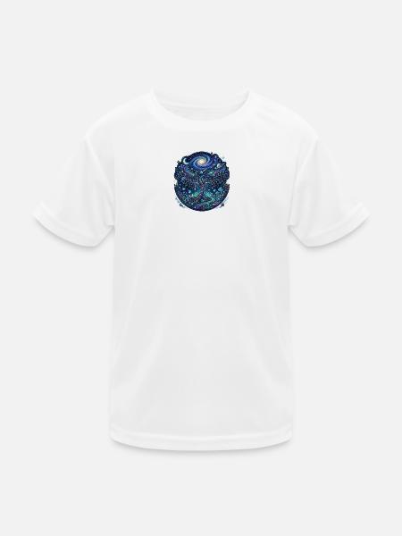 Arbre des Rêves du Cosmos - T-shirt sport Enfant - blanc - Devant