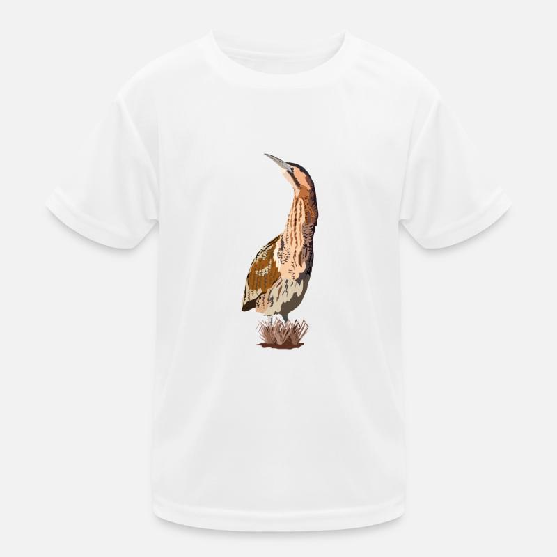 Rohrdommel Kinder Funktions-T-Shirt