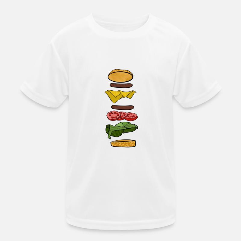 Burger Kids Functional T-Shirt