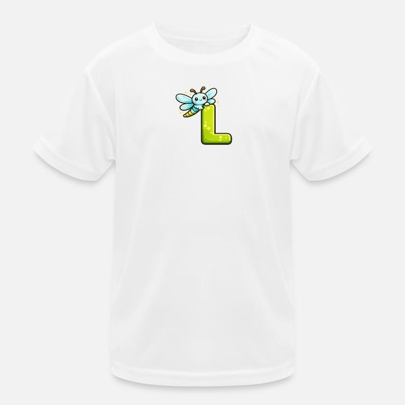 L pour Libellule T-shirt sport Enfant
