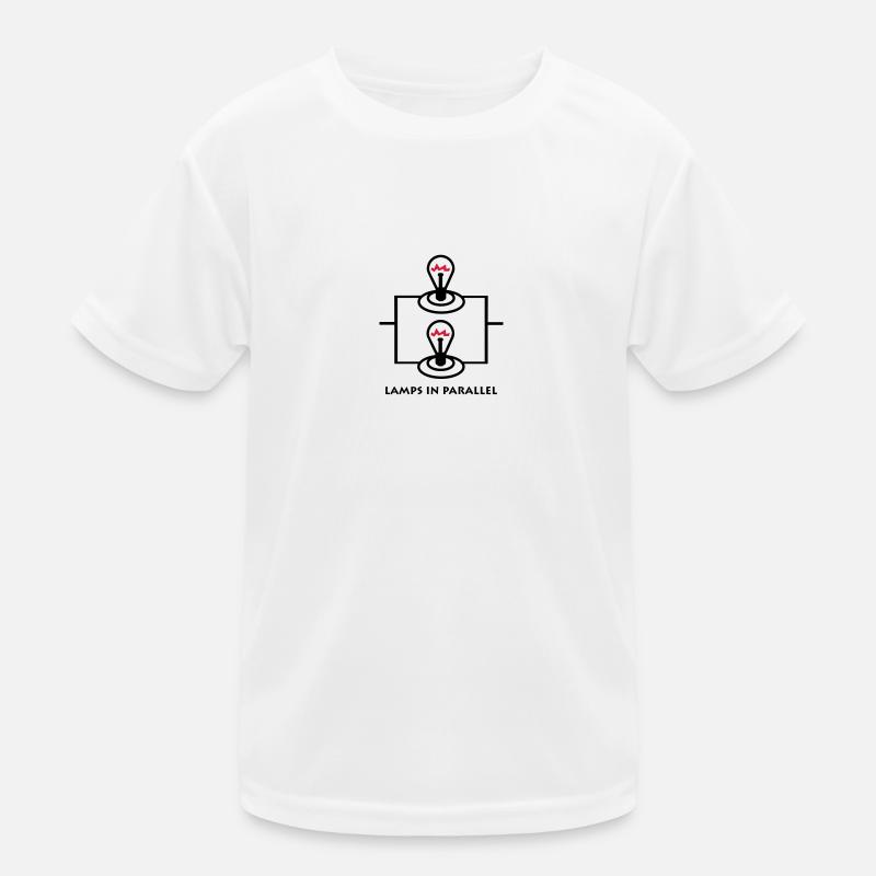 lamps_in_parallel Kids Functional T-Shirt