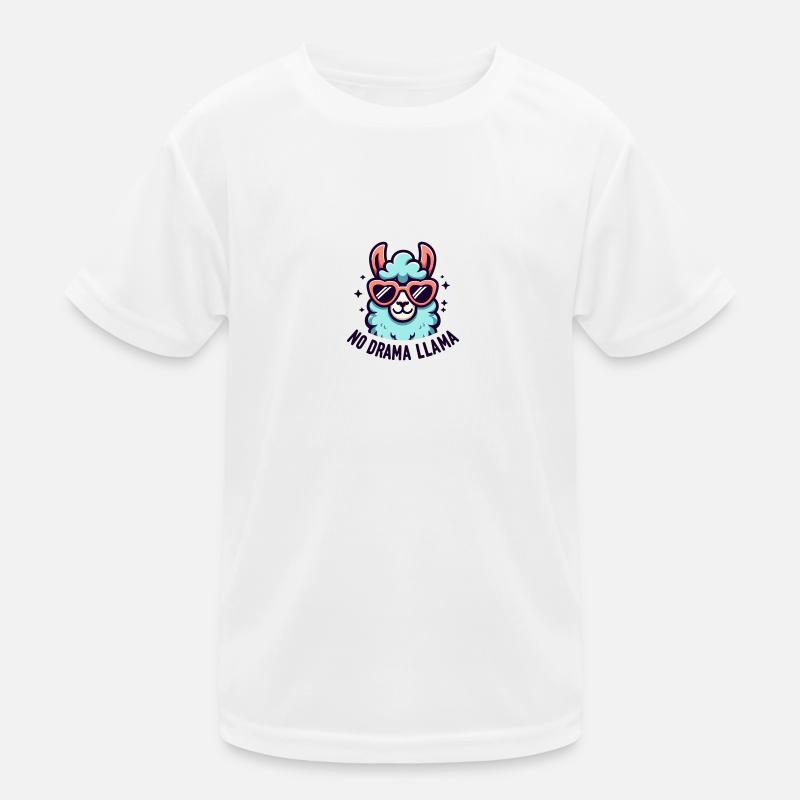 No drama Llama Kids Functional T-Shirt