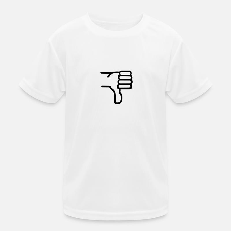 Thumbs down Kids Functional T-Shirt