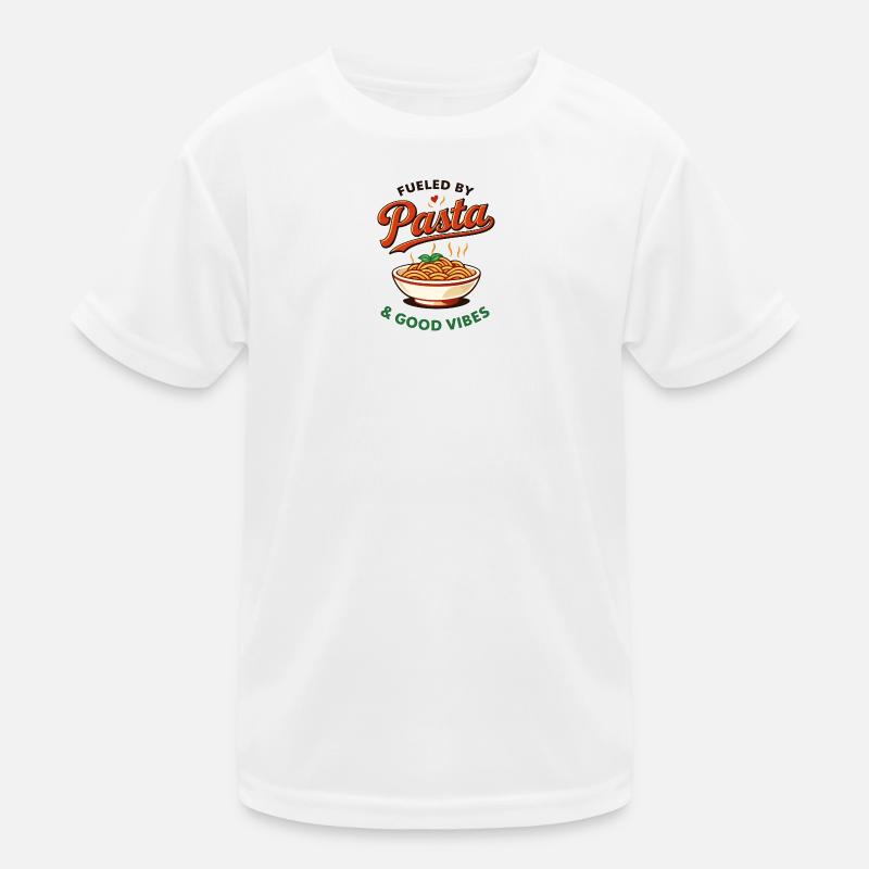 Pasta & Gute Vibes Logo Kids Functional T-Shirt