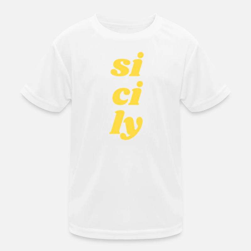 si ci ly - Kinder Funktions-T-Shirt - Weiß