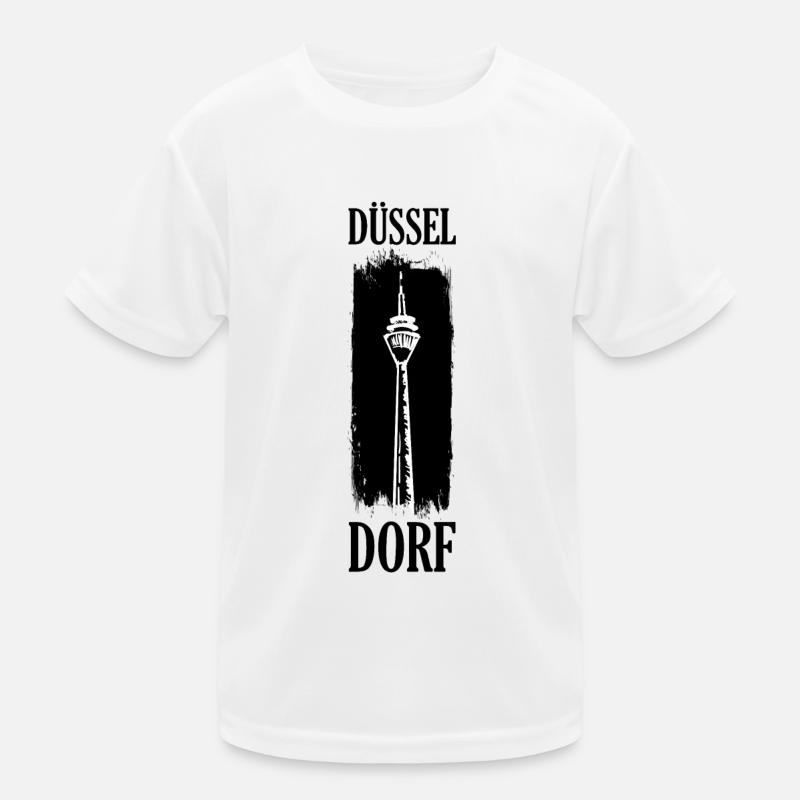 Düsseldorf TV Tower Skyline Germany Germany Kids Functional T-Shirt