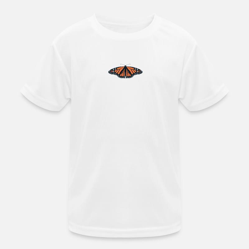 Schmetterlinge: Der Monarchfalter Kinder Funktions-T-Shirt