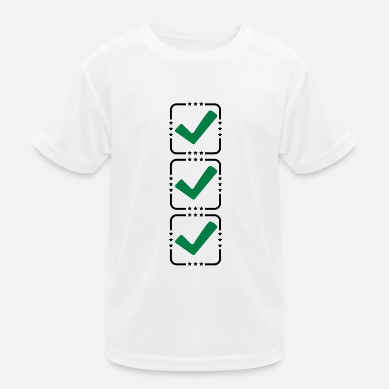 3 hook buttons Kids Functional T-Shirt