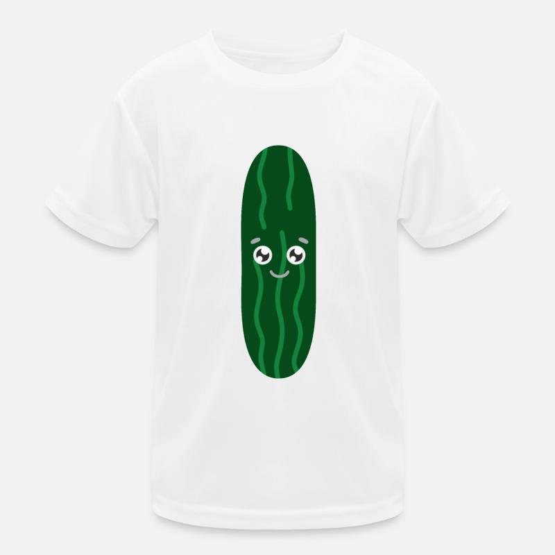 Gurke Kinder Funktions-T-Shirt