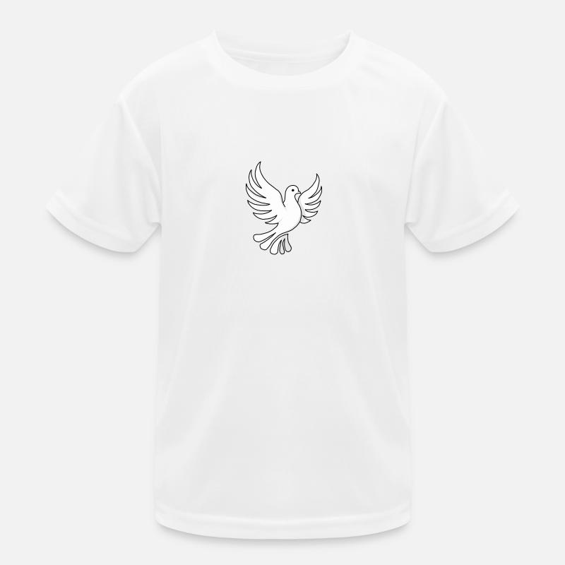 Simple pigeon design Kids Functional T-Shirt
