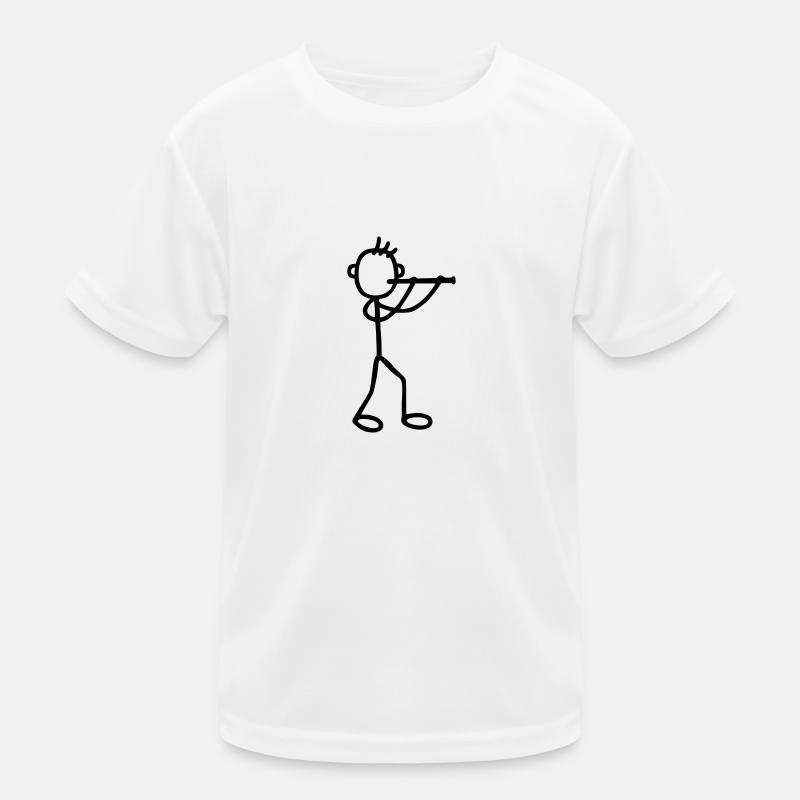 Flöter - Bläser Kinder Funktions-T-Shirt