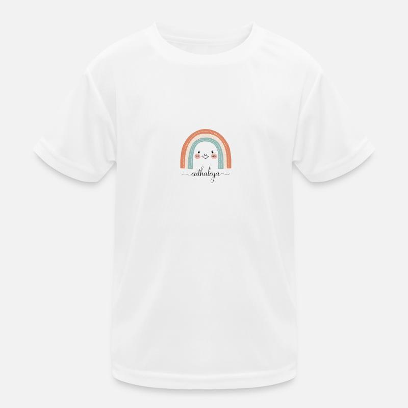 Cathaleya ! Design arc-en-ciel, personnalisable T-shirt sport Enfant