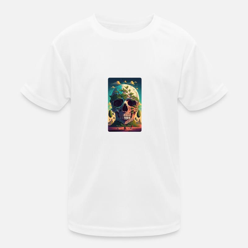 Crâne géant T-shirt sport Enfant