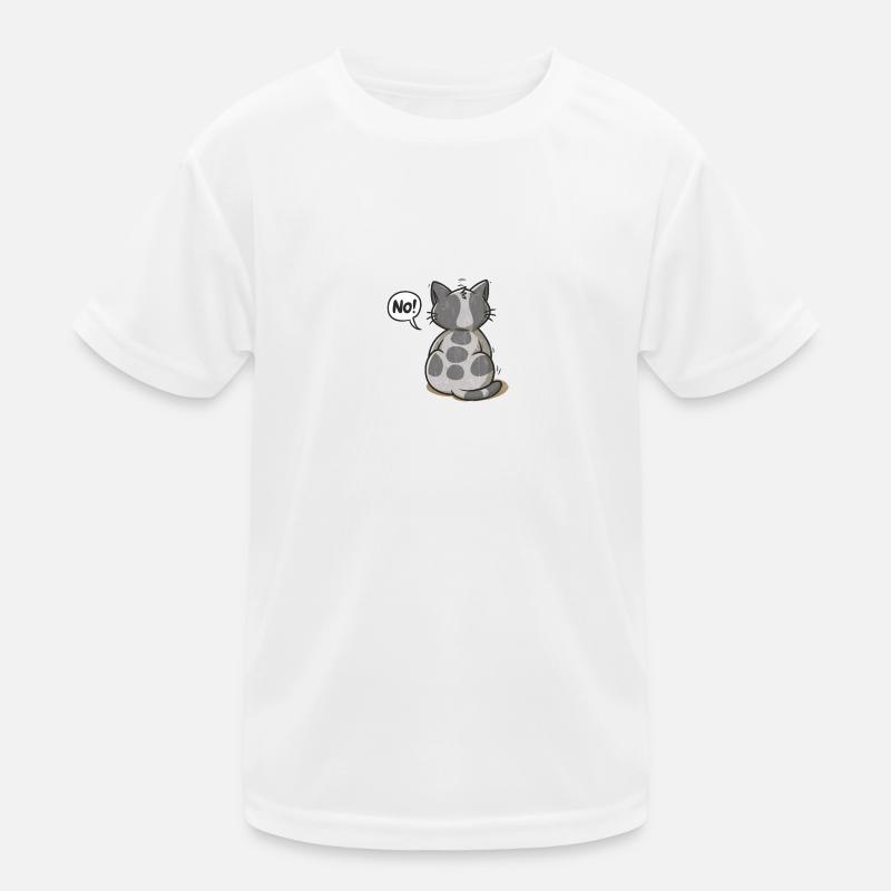 No! Cat Kids Functional T-Shirt