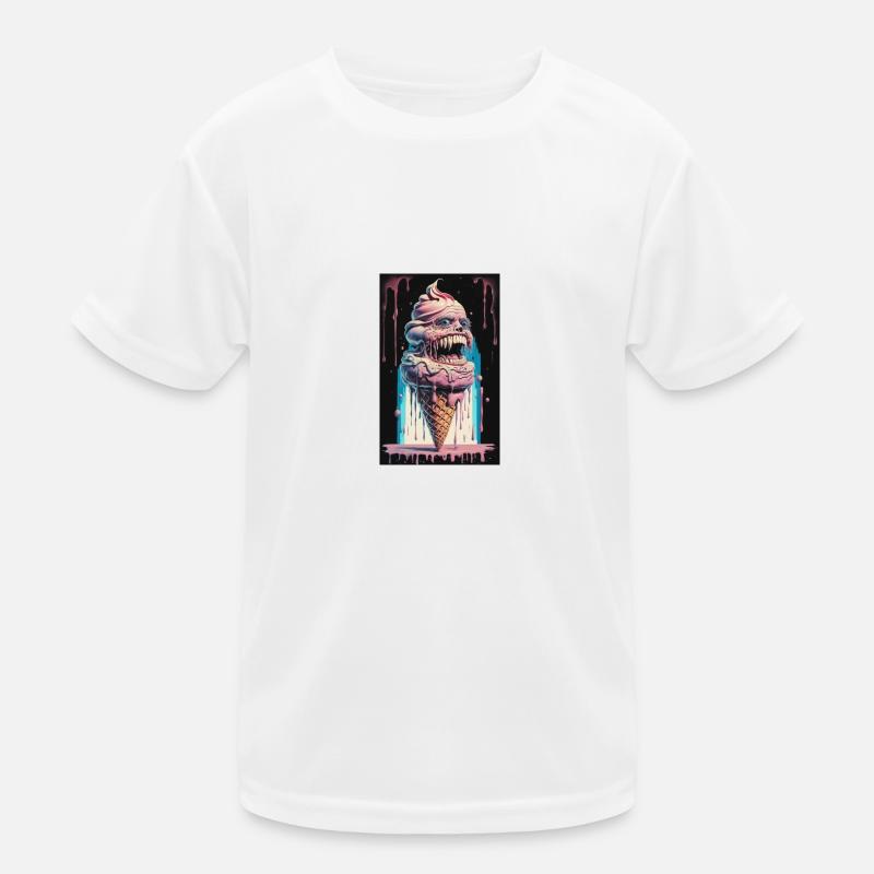 Eis Eis Scream Kinder Funktions-T-Shirt