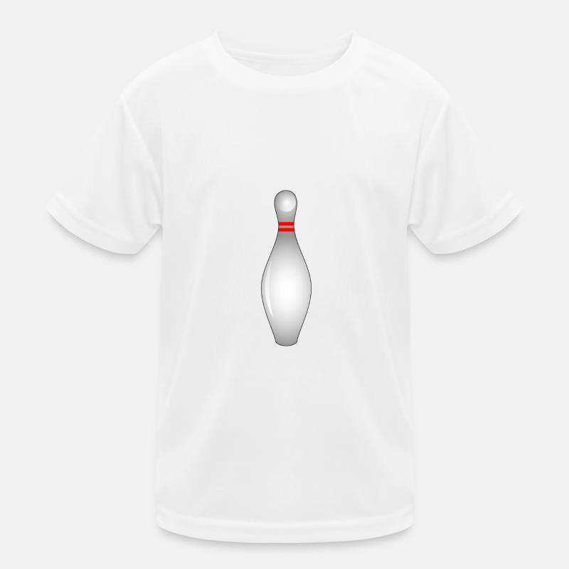 Bowling Pin Kids Functional T-Shirt