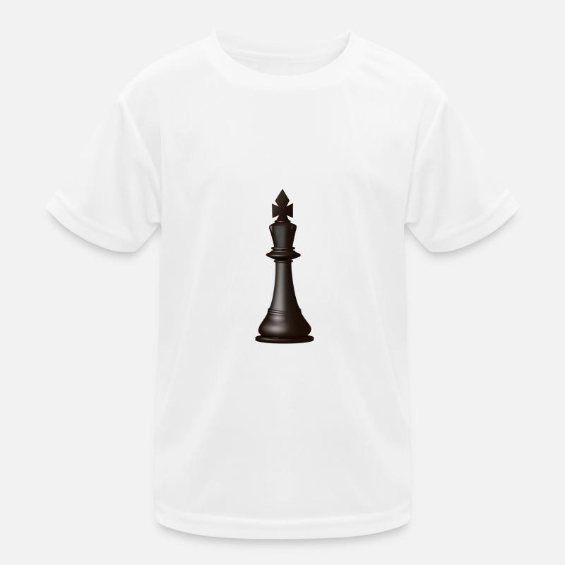 morceau roi d'échecs T-shirt sport Enfant
