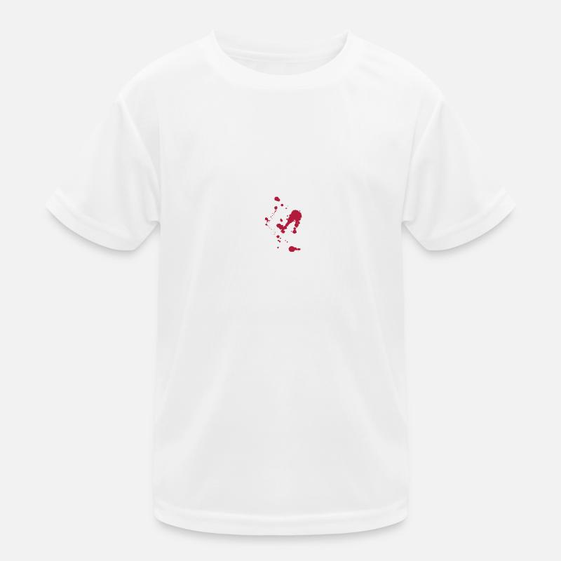 Blutfleck Kinder Funktions-T-Shirt