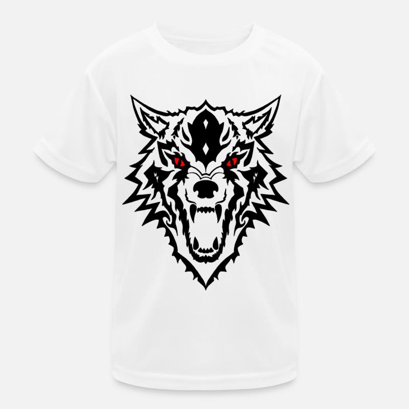 Wolf's head Kids Functional T-Shirt