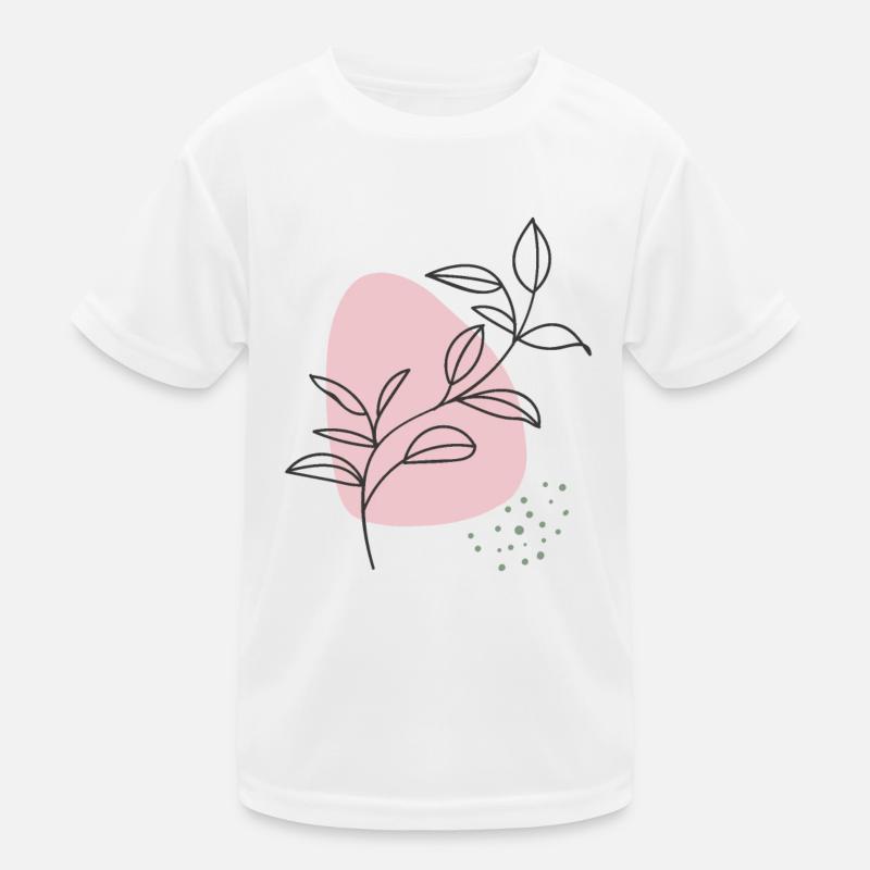 Fleur dessinée à la main 3 T-shirt sport Enfant