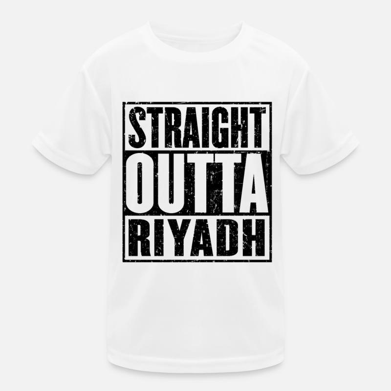 Straight Outta Riad Kinder Funktions-T-Shirt