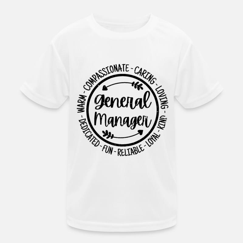 General Manager Vintage Geschenk Kinder Funktions-T-Shirt