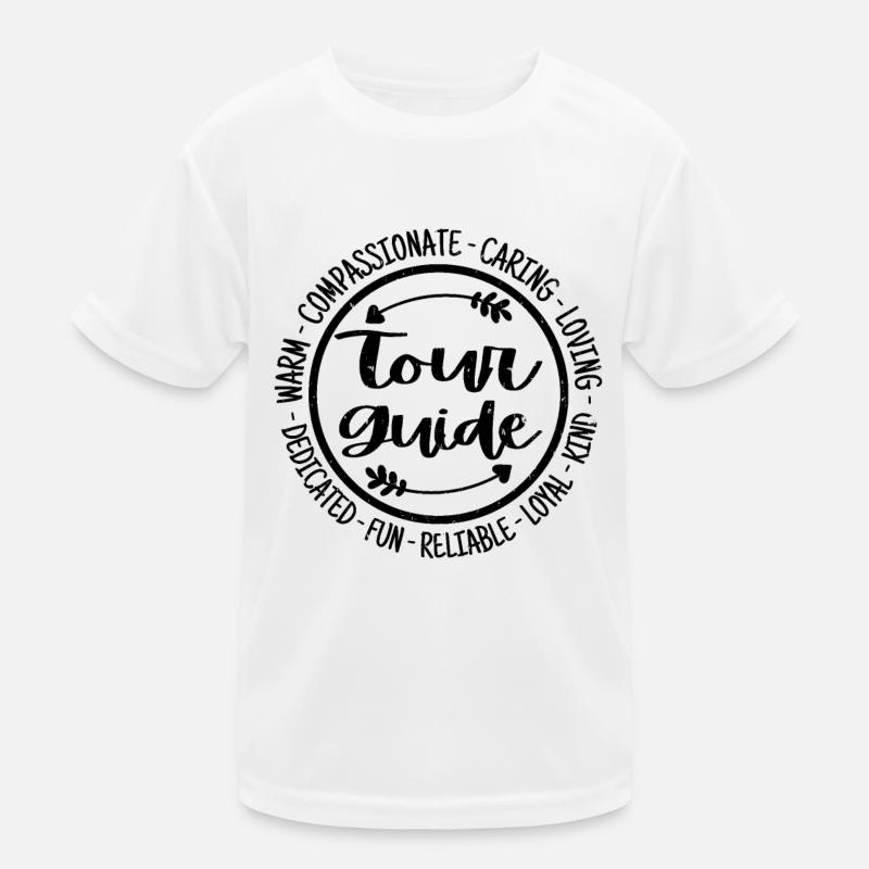 Reiseleiter Vintage Geschenk Kinder Funktions-T-Shirt