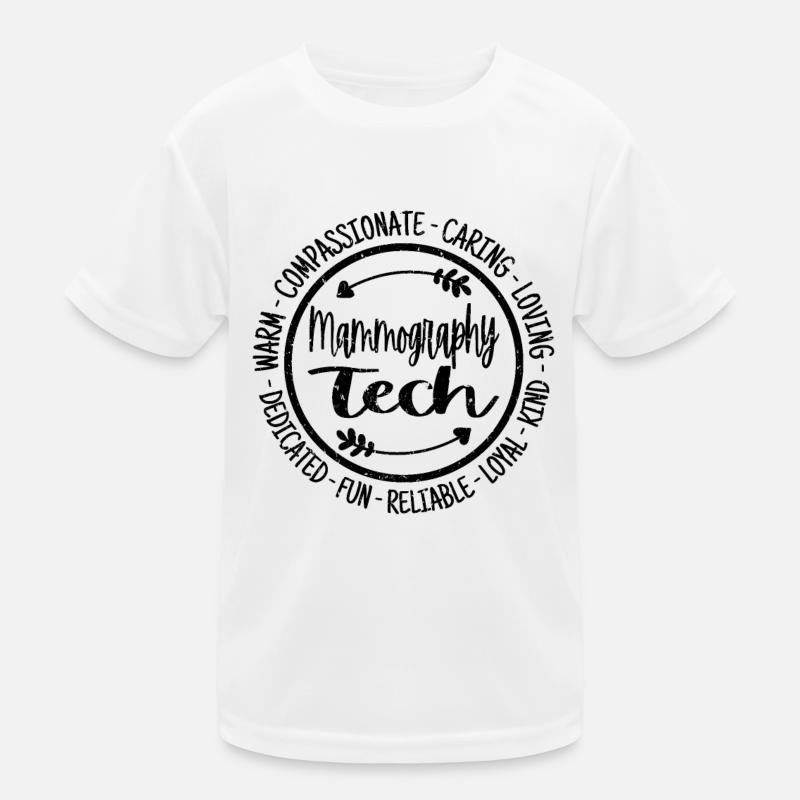 Technologie de mammographie T-shirt sport Enfant