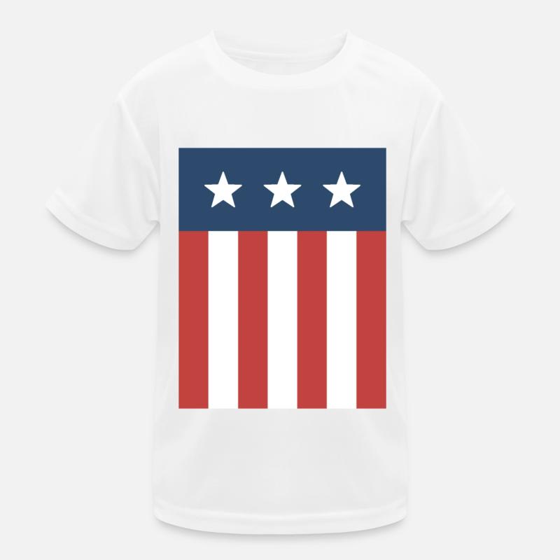 Stars and Stripes Flagge Kinder Funktions-T-Shirt