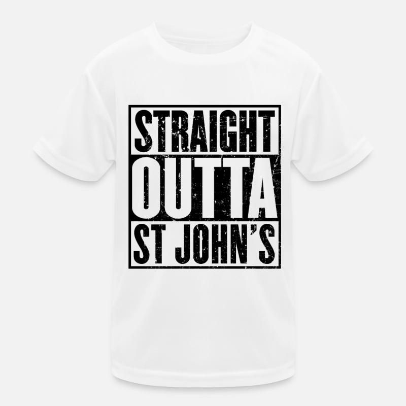Straight Outta St-John’s Vintage T-shirt sport Enfant