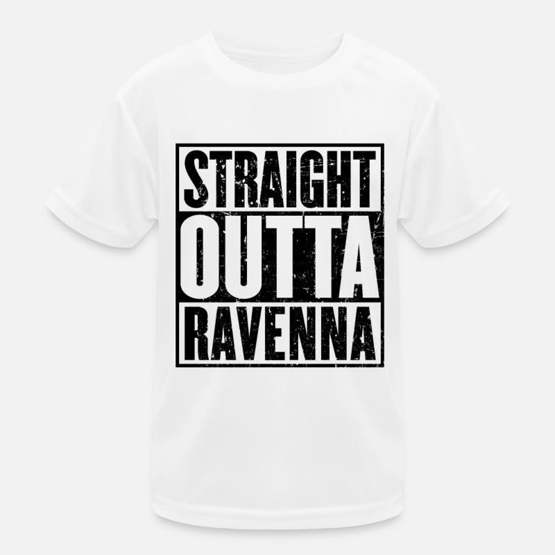 Gerade Outta Ravenna Kinder Funktions-T-Shirt