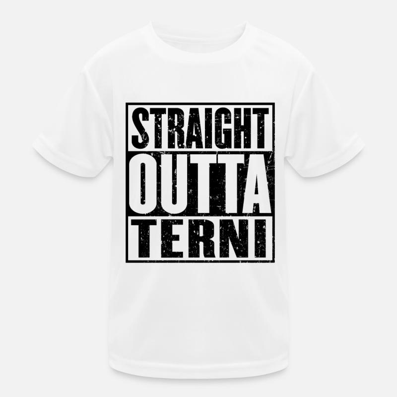 Straight Outta Terni Kids Functional T-Shirt