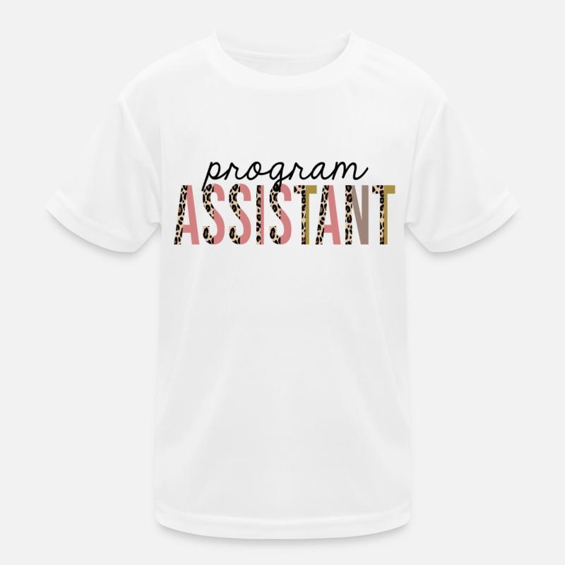 Programmassistent Leopard Print Funny Kinder Funktions-T-Shirt
