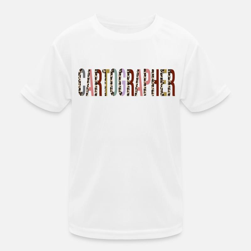 Kartograph Kinder Funktions-T-Shirt