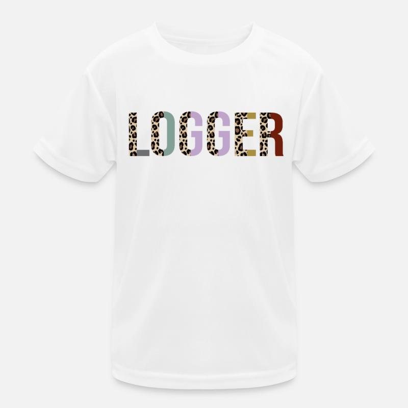 Holzfäller Kinder Funktions-T-Shirt