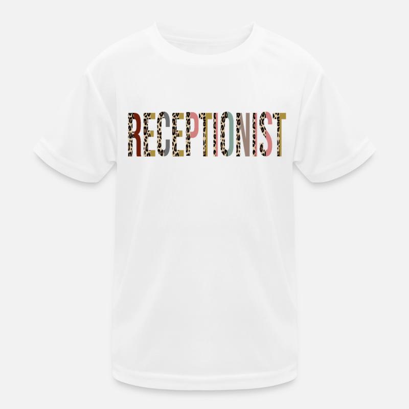 Receptionist Kids Functional T-Shirt